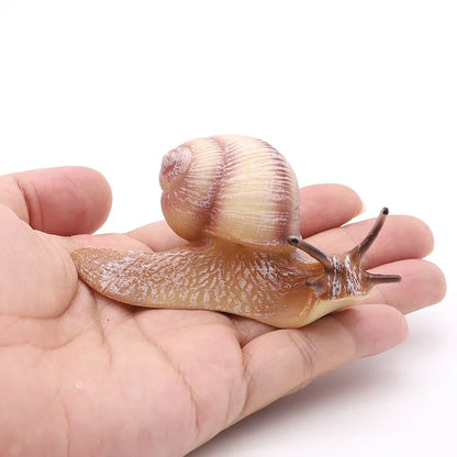 MOYU Solid Simulation Snail Model Insect Animal Small Snails Ornament Handicraft Garden Decoration