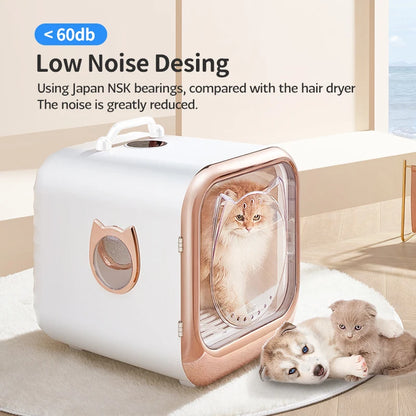 wholesale factory Small animals automatic  pet dryer box custom fast dry cat dog hair cleaning dryer