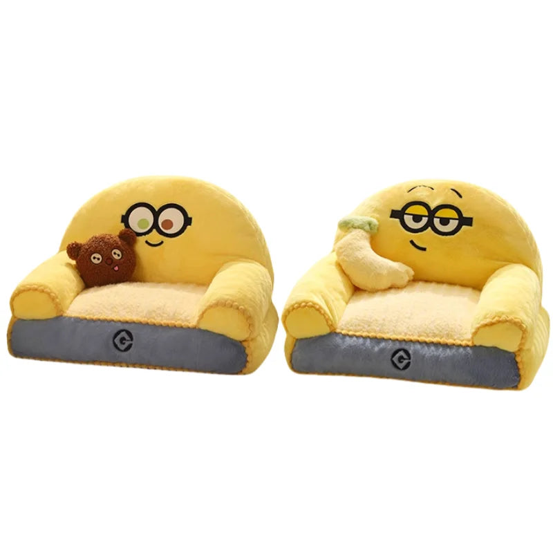 Despicable Me Minions Animation Peripheral Cartoon Cute Removable Sofa Nest Small Pet Mat Dog House Winter Warm Pet Supplies