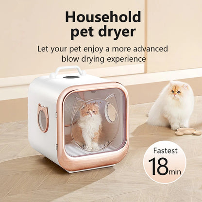 wholesale factory Small animals automatic  pet dryer box custom fast dry cat dog hair cleaning dryer