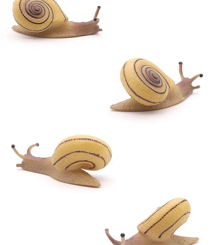 MOYU Solid Simulation Snail Model Insect Animal Small Snails Ornament Handicraft Garden Decoration