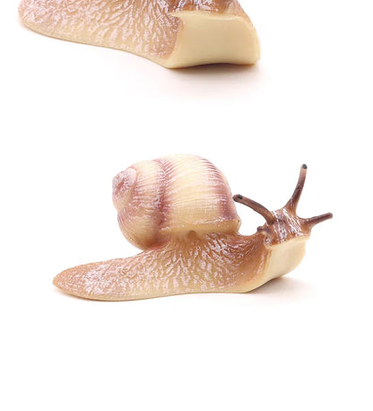 MOYU Solid Simulation Snail Model Insect Animal Small Snails Ornament Handicraft Garden Decoration