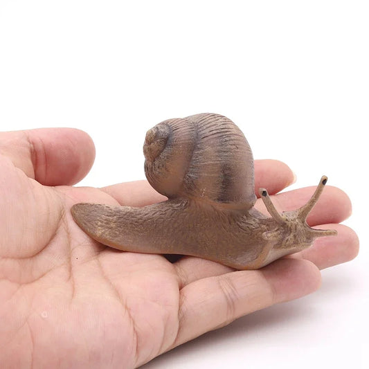 MOYU Solid Simulation Snail Model Insect Animal Small Snails Ornament Handicraft Garden Decoration