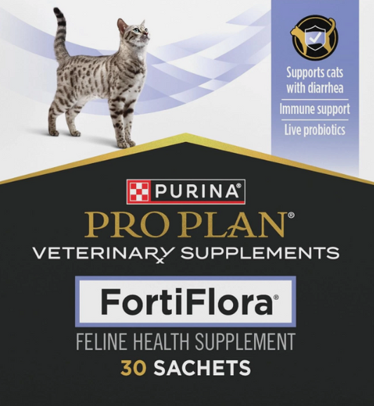 Purina FortiFlora Probiotic Supplement for Cats, 30 Sachets